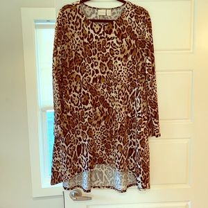 Chico’s leopard tunic - so soft and has pockets!